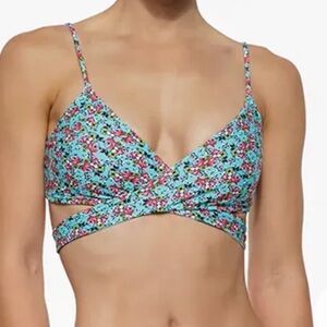 NWOT L*Space Chloe bikini top Bloomin Floral